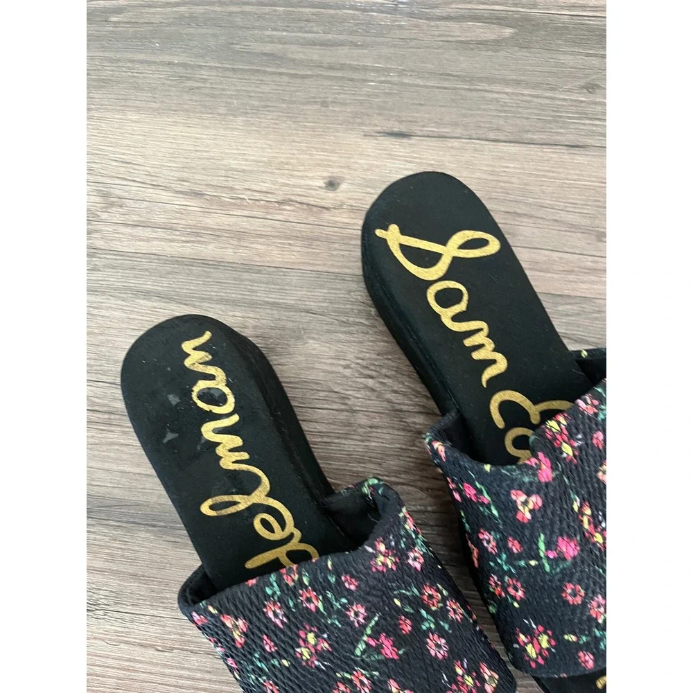 Sam Edelman Wendi Chunky Platform Slide Sandals Size 8.5 Boho Chic 90s Nostalgia